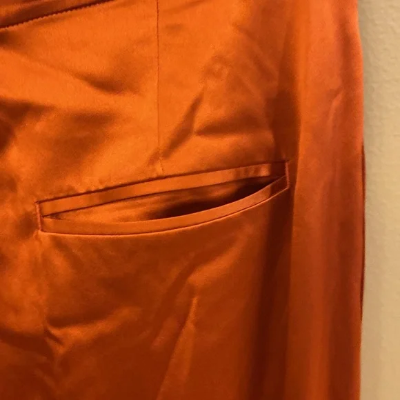 NWT POLO RALPH LAUREN 100% SILK SLACKS - Picture 6 of 14